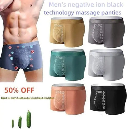 🔥 Promocja 50% TANIEJ🔥Majtki męskie Magnet Therapy (6 SZT.) 