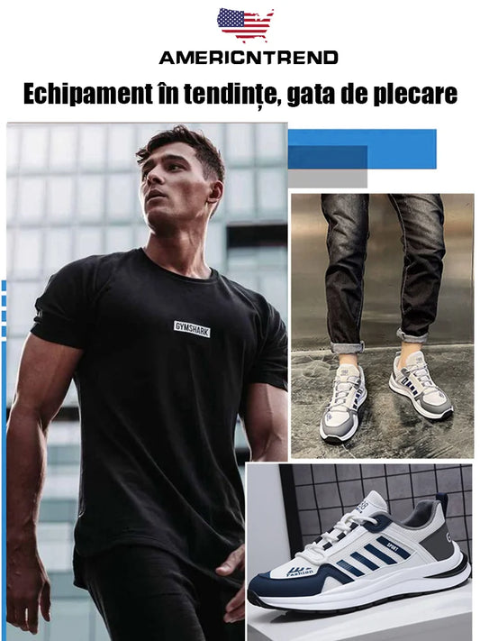 Aggan Casual Męskie Oddychające Buty Siatkowe 