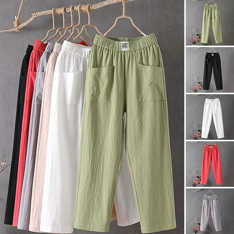 【Kup 1, a 1 dostaniesz gratis】【S-4XL】2024 Luźne spodnie damskie Wygodne spodnie casualowe 