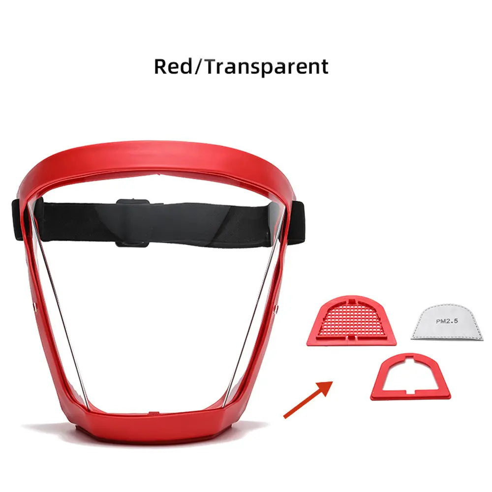 【Reducere foarte scăzută】【2/3/4 bucăți】Mască de protecție transparentă de înaltă rezoluție, confortabilă, respirabilă și rezistentă la ceață