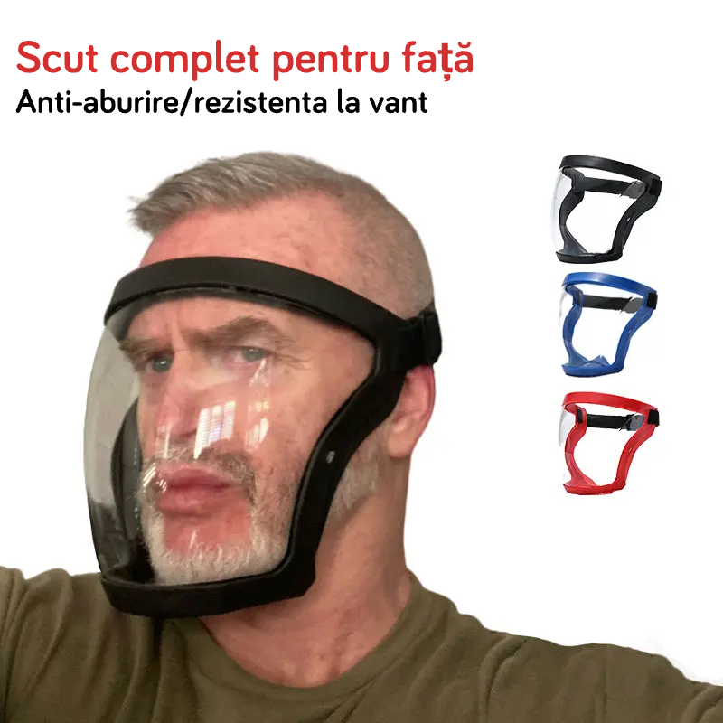 【Reducere foarte scăzută】【2/3/4 bucăți】Mască de protecție transparentă de înaltă rezoluție, confortabilă, respirabilă și rezistentă la ceață