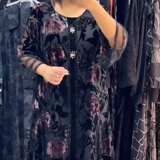 🔥【S-3XL】2023 nowa jesienno-zimowa sukienka z nadrukiem dla kobiet 