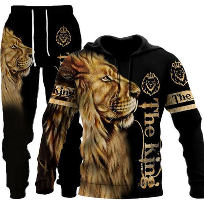🔥【Promocja poza sezonem】【S-6XL】Zestaw odzieży męskiej z nadrukiem cyfrowym 3D 