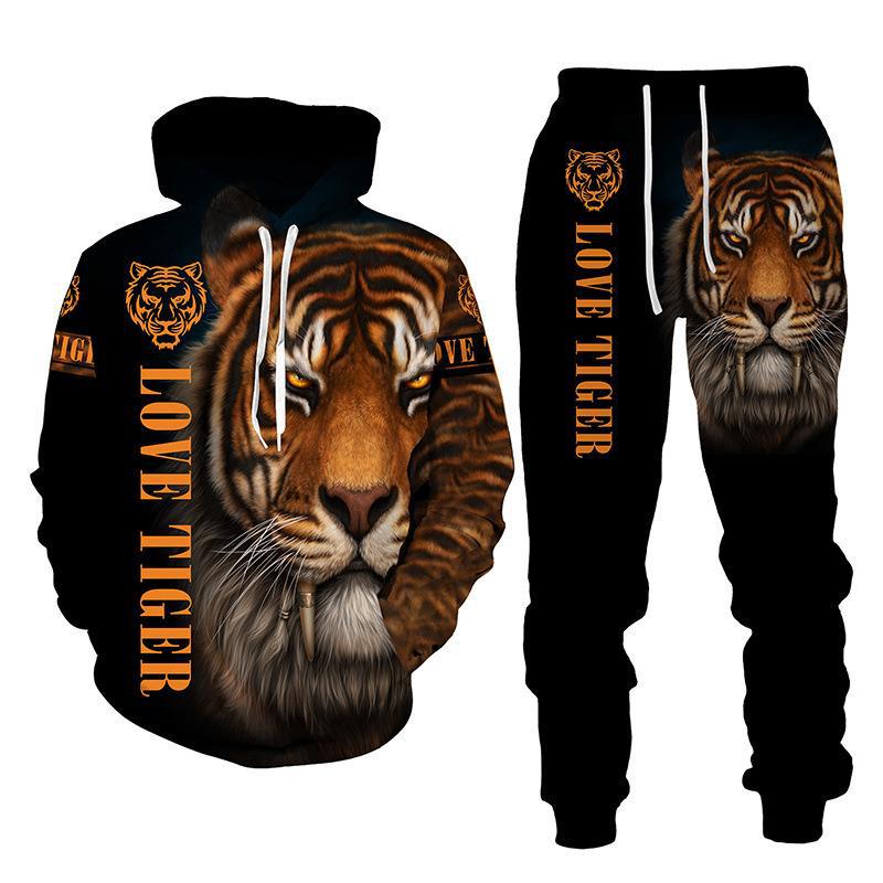 🔥【Promocja poza sezonem】【S-6XL】Zestaw odzieży męskiej z nadrukiem cyfrowym 3D 