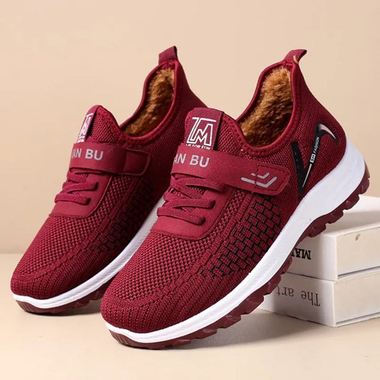 Bawełniane buty zimowe Velvet Addition, pogrubione miękkie podeszwy, wygodne, miękkie i ciepłe 